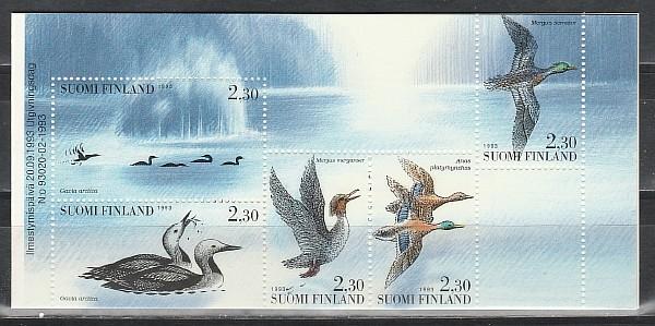 Птицы, Финляндия 1993, буклет